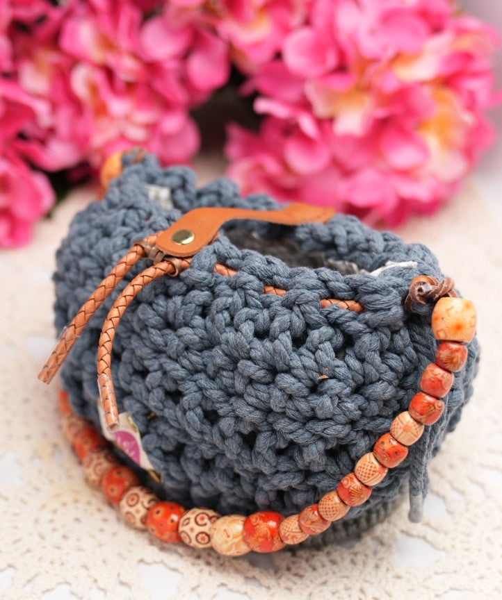 Boho Blue Day Handmade Bag