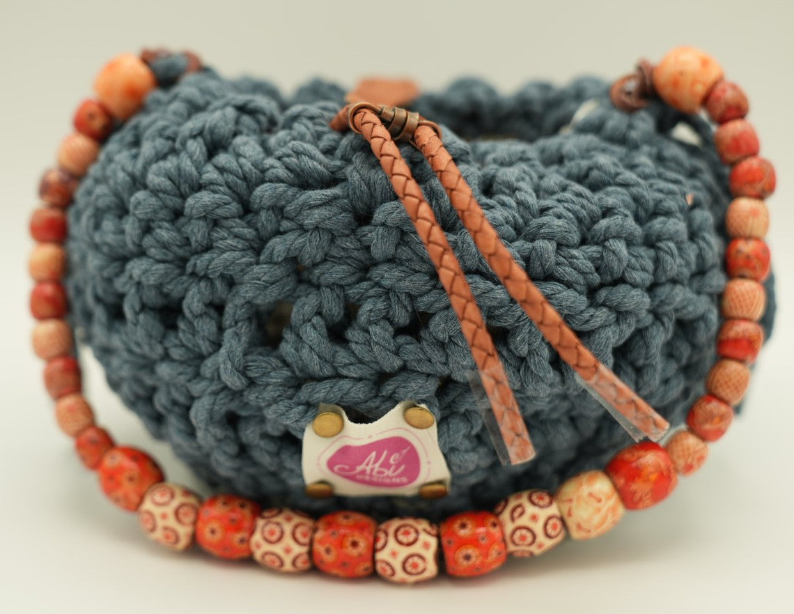 Boho Blue Day Handmade Bag