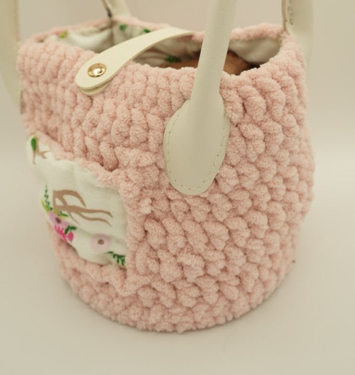 Falling into Pink Shoulder Bag