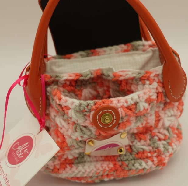 Mini Spring Ombre Handmade Crochet Purse