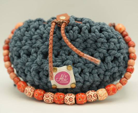 Boho Blue Day Handmade Bag