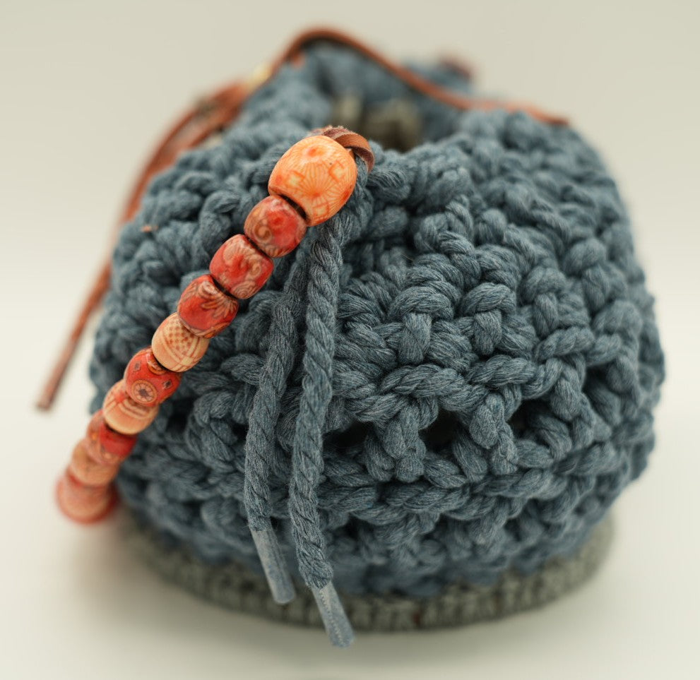 Boho Blue Day Handmade Bag