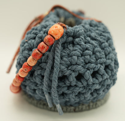 Boho Blue Day Handmade Bag