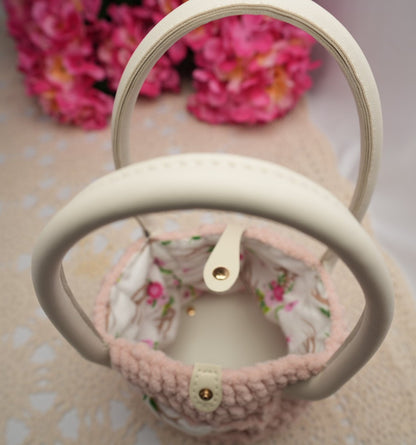 Falling into Pink Shoulder Bag