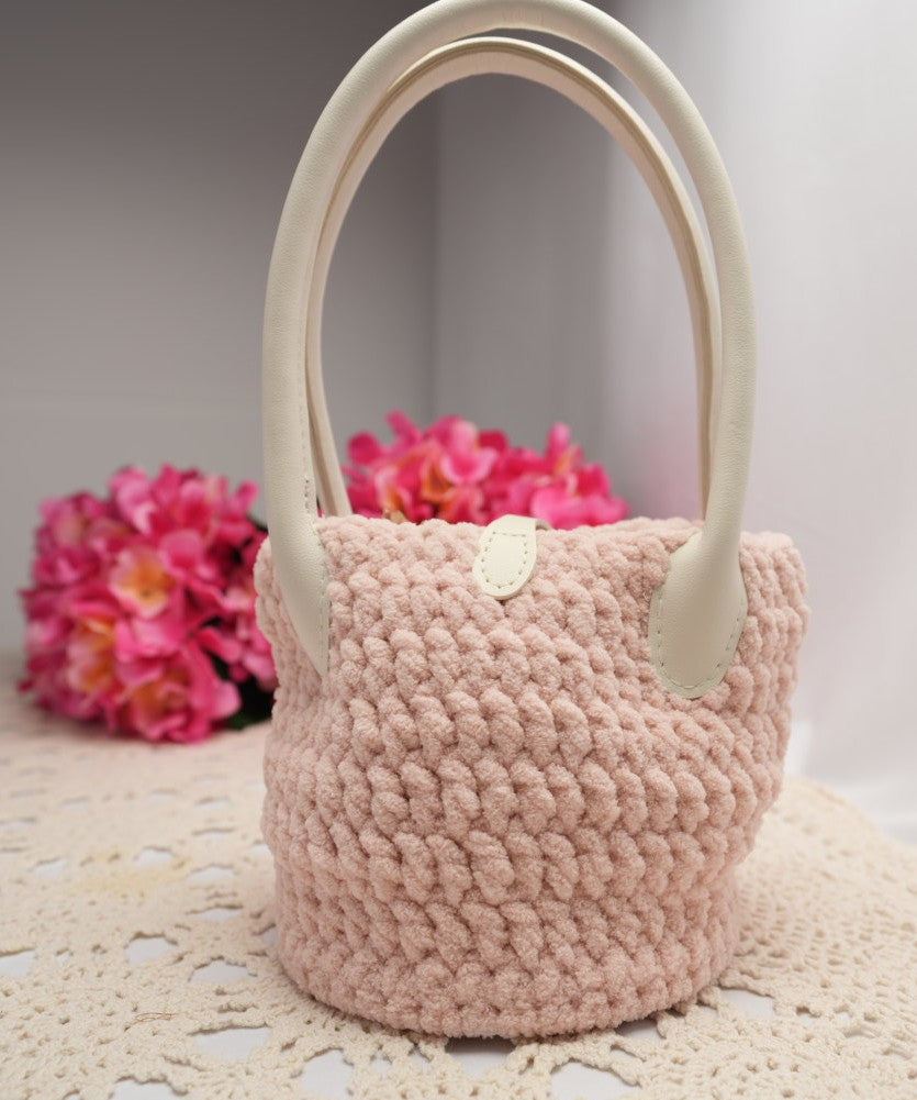 Falling into Pink Shoulder Bag