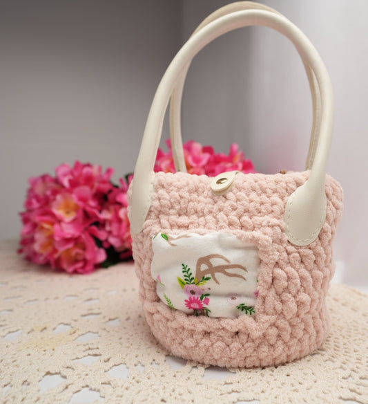 Falling into Pink Shoulder Bag