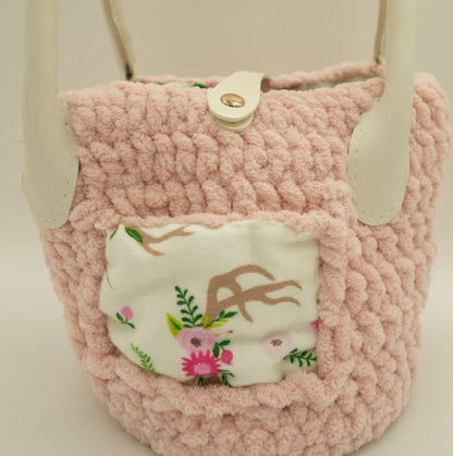 Falling into Pink Shoulder Bag