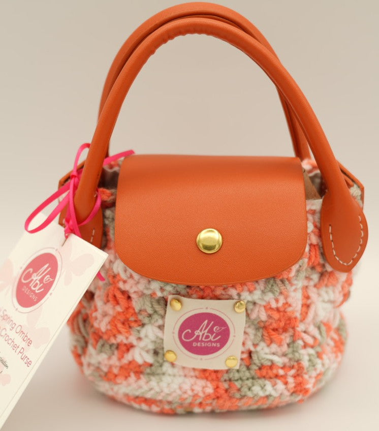 Mini Spring Ombre Handmade Crochet Purse